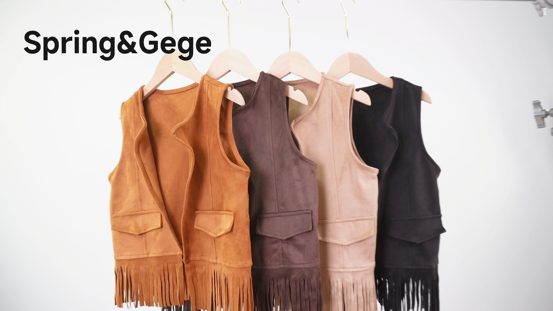 ジャケット・アウター AMERI FRINGE VEST SET SUEDE JACKET Ameri（アメリ）の「FRINGE VEST SET SUEDE JACKET（テーラード